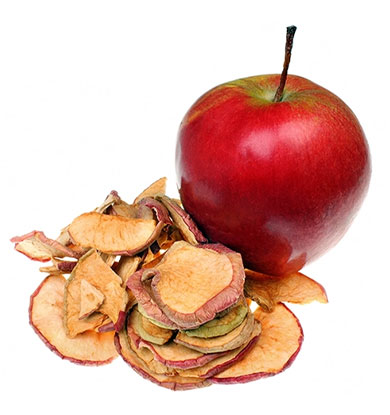 dried organic apples 