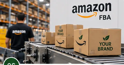 Amazon FBA fulfillment cartons and warehouse logistics